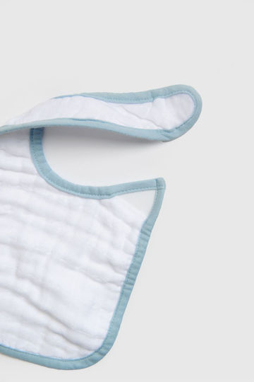 Mothercare Δεινοσαυράκια Σαλιάρα Υφασμάτινη Μπλε 3τμχ