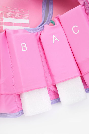 Mothercare Παιδικό Γιλέκο Κολύμβησης με Αφαιρούμενα Τουβλάκια Ροζ