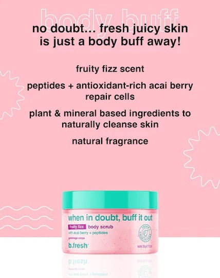 Body Rejuvenation & Exfoliation Scrub Im Zweifelsfall Buff It Out 200gr Bfresh