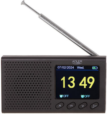 Adler AD-1198 mit Bluetooth und USB Schwarz