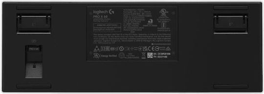 Logitech PRO X 60 Ασύρματο Οπτικό Gaming Πληκτρολόγιο 60% με GX Tactile διακόπτες και RGB φωτισμό (Αγγλικό US) Λευκό