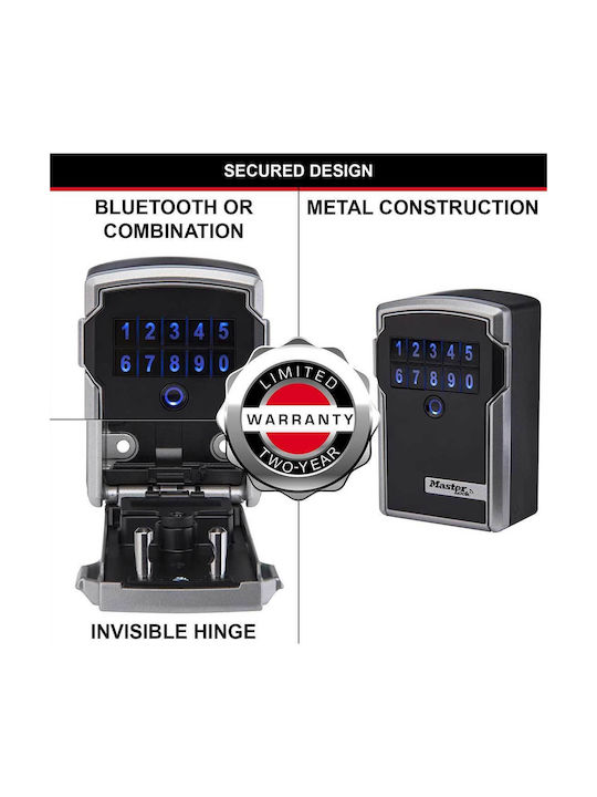 Master Lock Smart Επιτοίχια Κλειδοθήκη Συνδυασμού Πλαστική με Πληκτρολόγιο 6.2x2.5x9.4cm