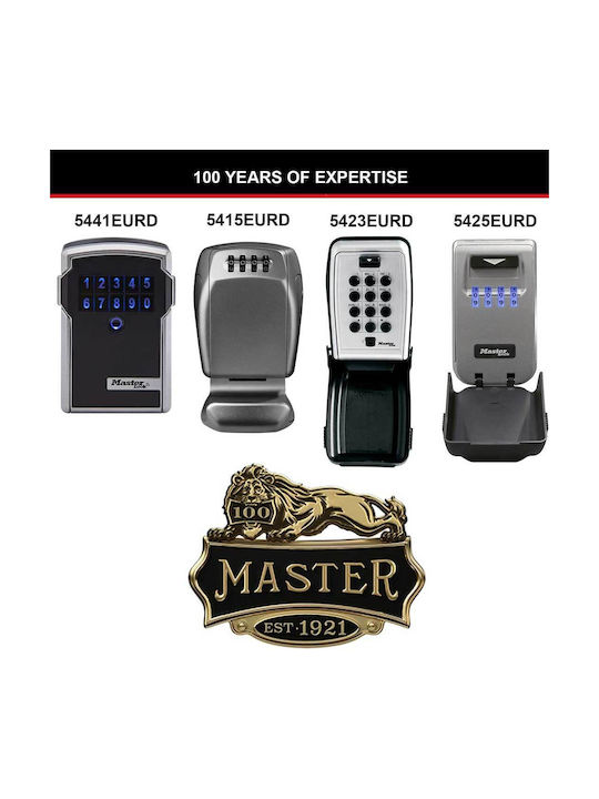 Master Lock Smart Επιτοίχια Κλειδοθήκη Συνδυασμού Πλαστική με Πληκτρολόγιο 6.2x2.5x9.4cm