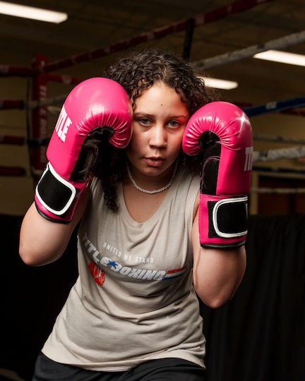 Title Boxing Title Instinct Fitness Γάντια Πυγμαχίας από Συνθετικό Δέρμα για Σάκο Ροζ