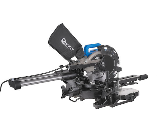Geko Bench Saw 1700W, Laser Cutting Guide & Cutting Disc Diameter 210mm G80820