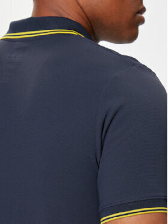 Polo Bluse Marineblau