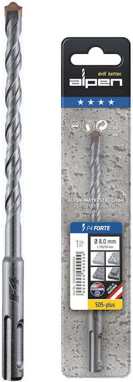 Alpen Drills Диамантена Свредло със SDS Plus Опашка за Строителни материали 8x310mm