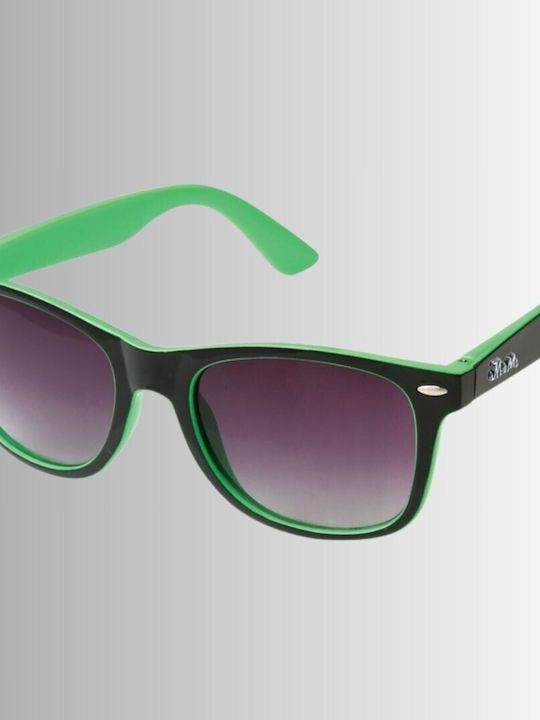 V-store Sunglasses with Green Plastic Frame and Gray Gradient Lens 01/06/7035