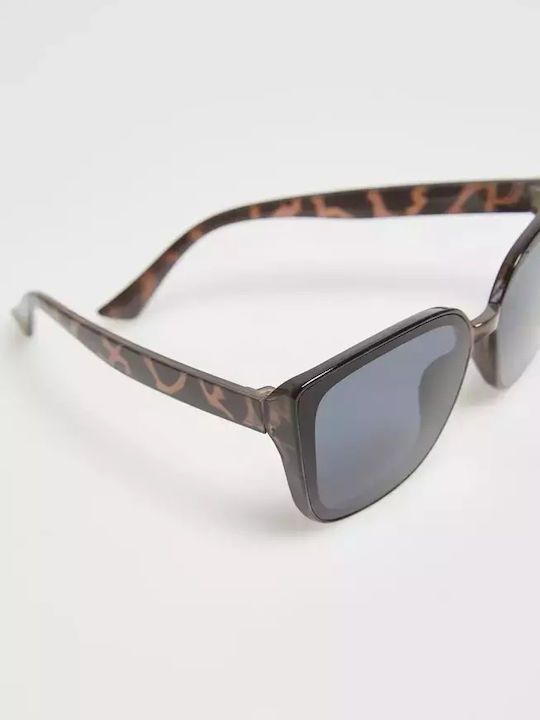 Make your image Women's Sunglasses with Brown Tartaruga Plastic Frame and Gray Lens L-OK-4302-Brown