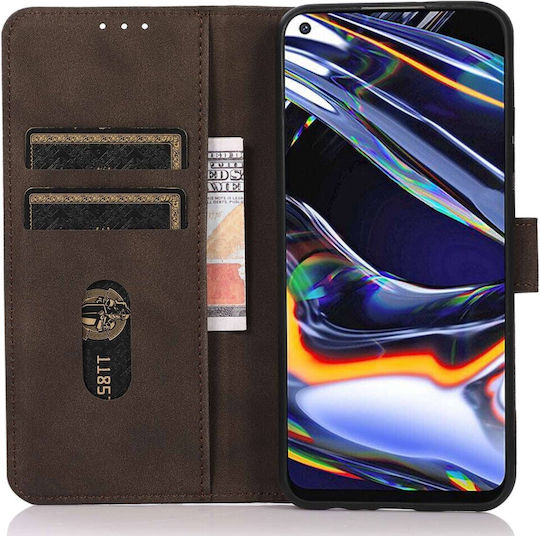 Khazneh Back Cover Leather Magnetic Brown (Xiaomi Redmi A3)