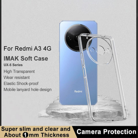 Imak Redmi Back Cover Silicone Transparent (Xiaomi Redmi A3)