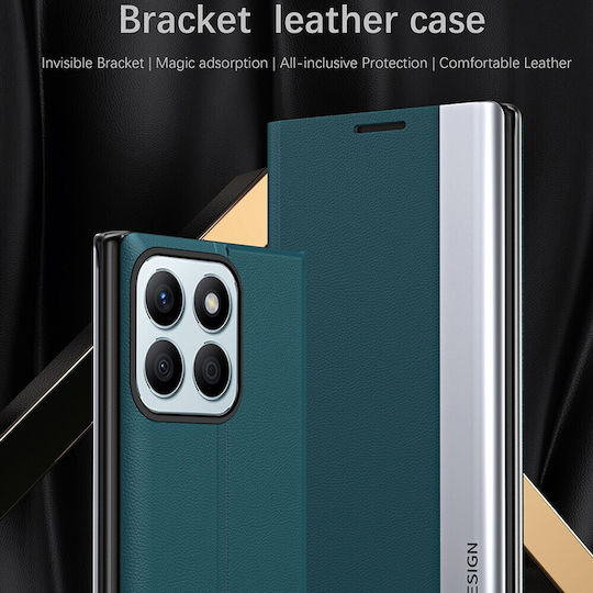 New Design Back Cover Δερμάτινο / Δερματίνης / Πλαστικό Navy Μπλε (Honor X8b)