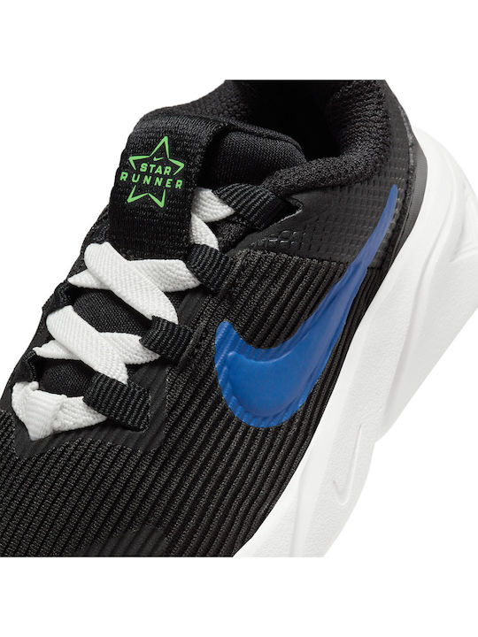 Star Runner Star Runner 4 Kids Sports Shoes Running with Laces Black