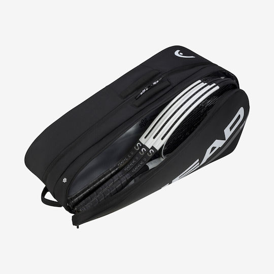 Head Tennis Tasche Schulter-/Handtasche Tennis 9 Schläger Schwarz