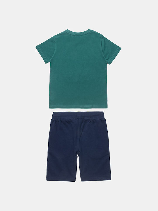 Alouette Kids Set with Shorts Summer 2pcs Green