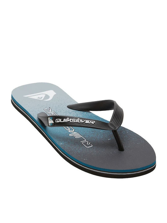 Molokai Art Ii Slapi Bărbați Flip Flops Negri/Albastre/Gri