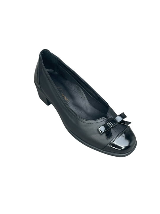 Smart Steps Leder Pumps Schwarz