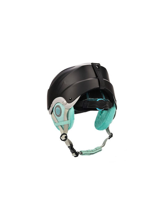 Meteor Lumi Helmet for Ski & Snowboard Black / Mint