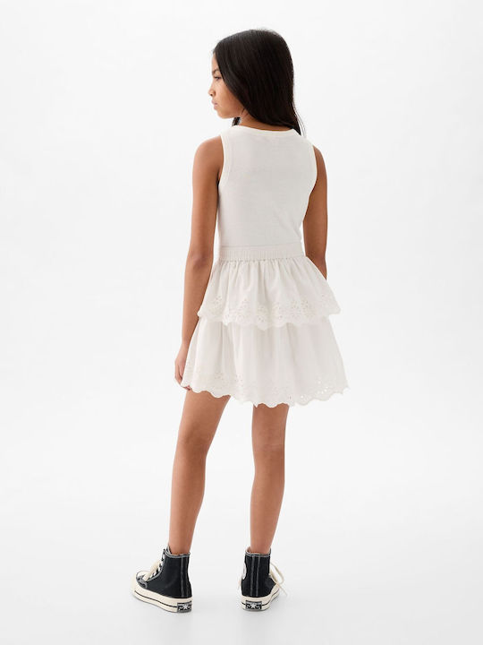 GAP Kids Dress Sleeveless White