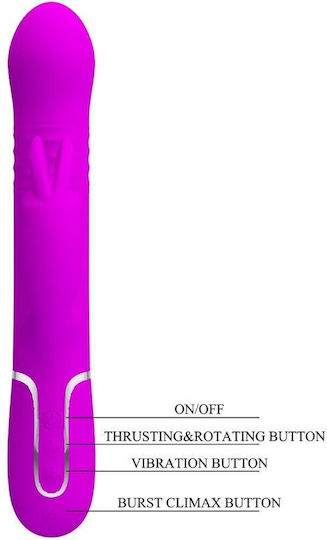 Pretty Love Coale Vibrator Kaninchen Lila