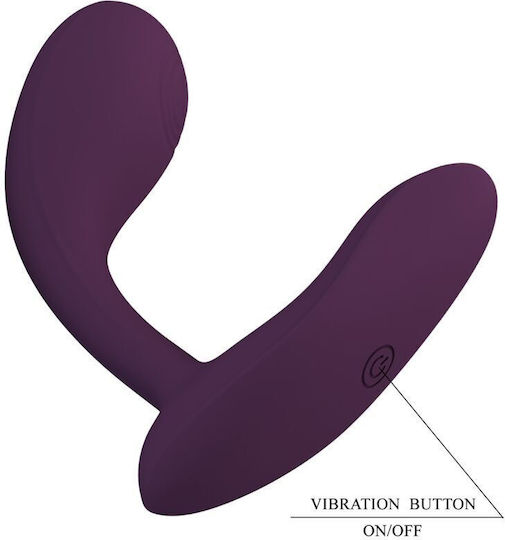 Pretty Love Baird II Vibrator G-Spot with Remote Control Purple