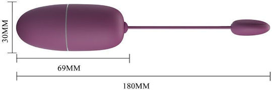 Pretty Love Nymph Vibrator Egg with Remote Control Flesh