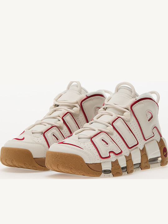Nike Air More Uptempo Маратонки Phantom / Gym Red-gum Light Brown-clear
