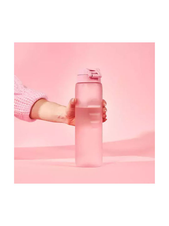 Ion8 Αθλητικό Παγούρι Πλαστικό 1000ml Ροζ