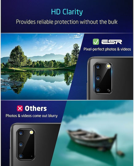 ESR Camera Protection Tempered Glass Transparent for the SAMSUNG S20