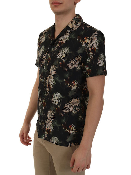 Baldessarini Men's Shirt Floral Haki