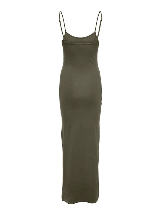 Only Life Maxi Dress Kalamata Khaki