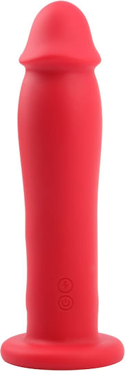 Echter Burst Vibrator 8 Vibrationsmodi Flüssiges Silikon USB Rot