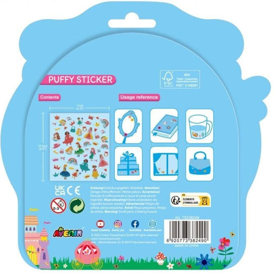 Avenir Puffy Stickers Princess