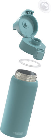 Sigg Παγούρι Θερμομονωτικό Ανοξείδωτο 0,5lt Morning Blue Shield Therm One