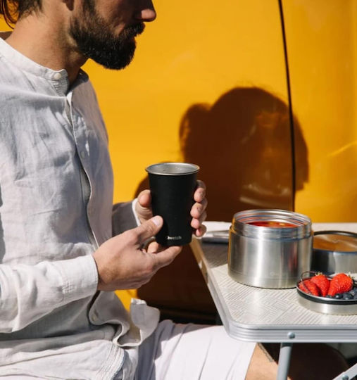 Stainless Steel Cup 470ml Qwetch Black