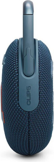 JBL Clip 5 Водоустойчиво Bluetooth високоговорител 7W с живот на батерията до 12 часа Blue