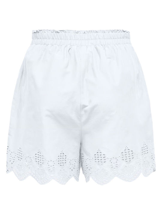 Only Women's Shorts BRHT WHT WHITE