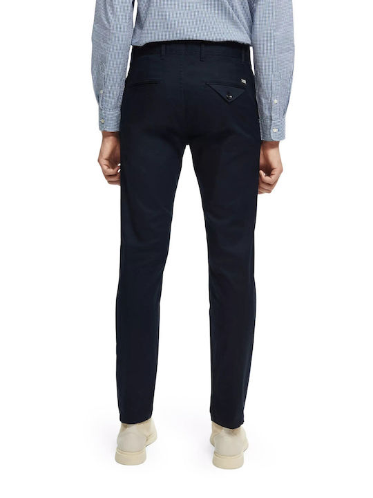 Scotch & Soda Herrenhose Chino in Normaler Passform Night-blue