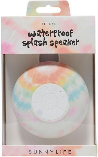 Sunnylife Life Splash Boxă Bluetooth cu Durată de Baterie până la 2 ore Tie Dye