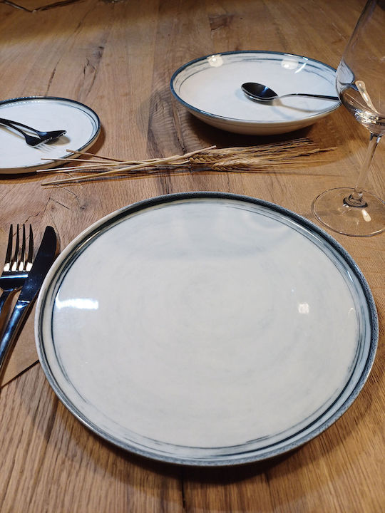 Kutahya Porselen Blue Porcelain Dinnerware Set 18pcs