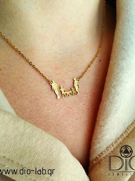 Dio Jewellery Lab Κολιέ από Επιχρυσωμένο Ασήμι Dio Jewellery Lab Κολιέ από Επιχρυσωμένο Ασήμι