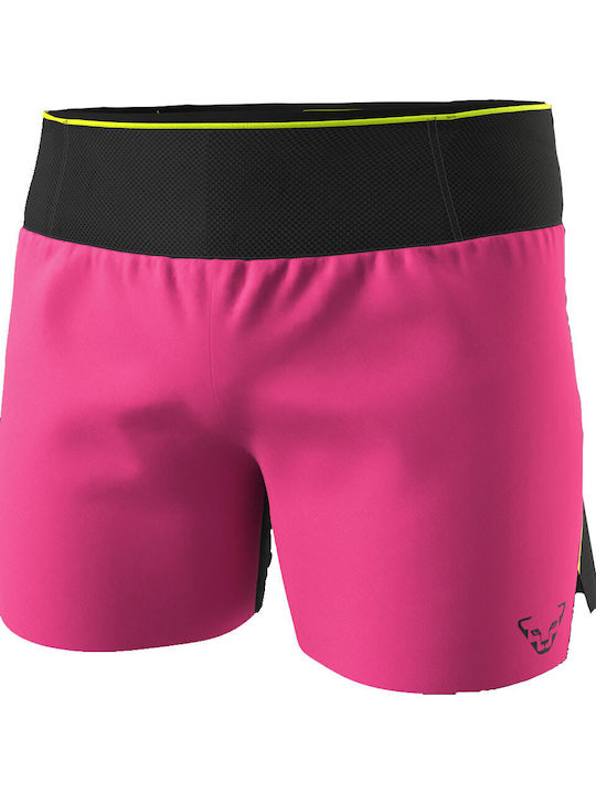 Women's Leather Sporty Shorts Fuchsia