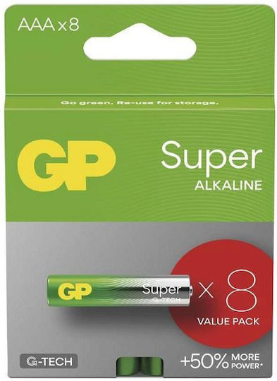 Genius Pack Алкални Батерии AAA 1.5V 8бр