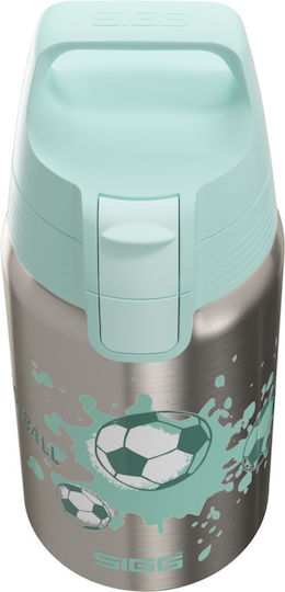 Sigg Edelstahl Trinkflasche 0,5 l Liebe Fußball Schild Eins