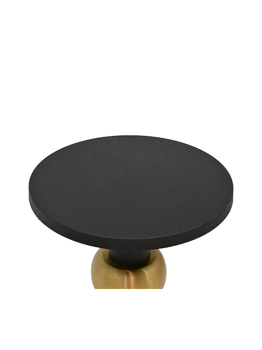 Round Side Table Enville Black-Gold L51xW51xH62.5cm