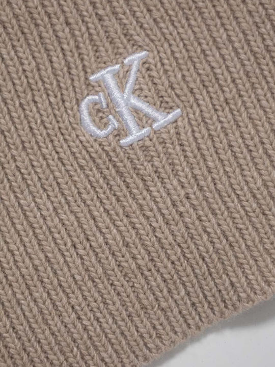 Calvin Klein Men's Wool Scarf Gray