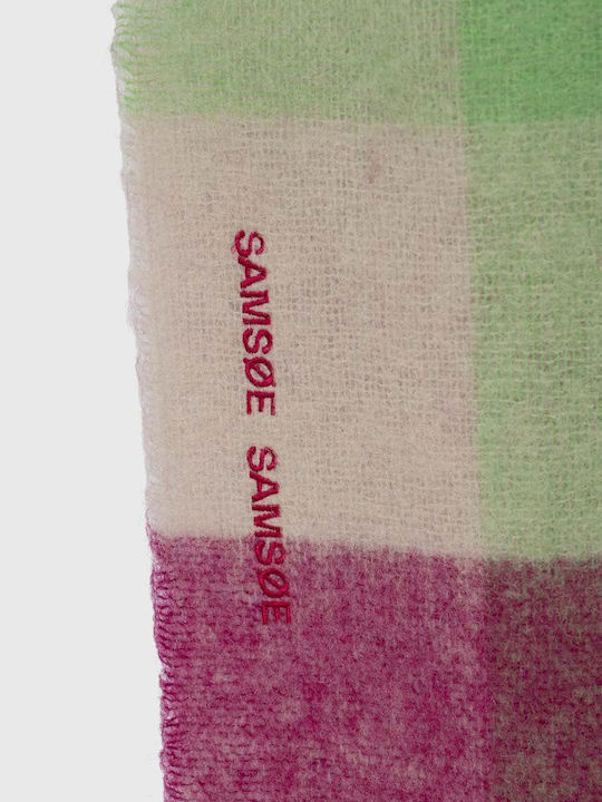 Samsoe Samsoe Men's Wool Scarf Pink