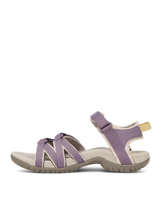 Tirra Women's Flat Sandals Sporty in Purple Color