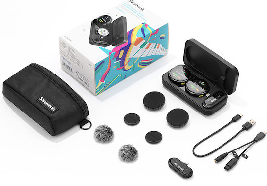 Saramonic BlinkMe U2 Σετ Ασύρματο Μικρόφωνο Clip On για Φωνητικά