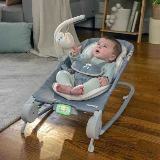 Ingenuity Electric Baby Relax Happy Belly with Music and Vibration Gray